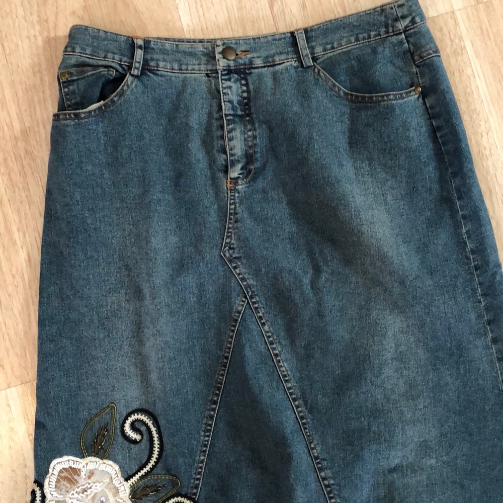Glorious Denim Skirt View 5